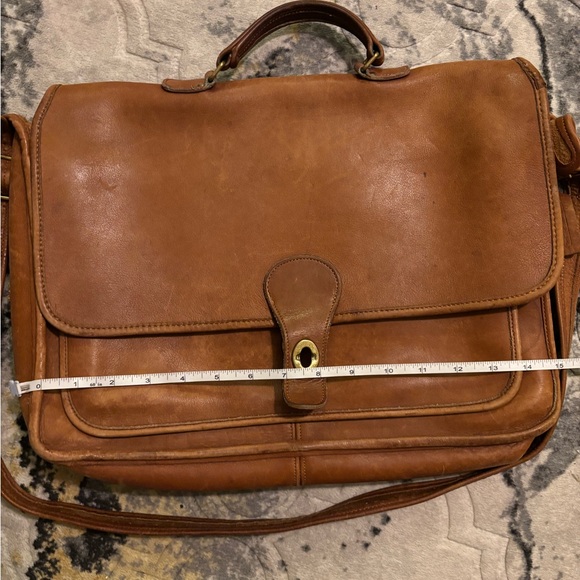 Classic Coach Vintage Brown Leather briefcase - Picture 14 of 15